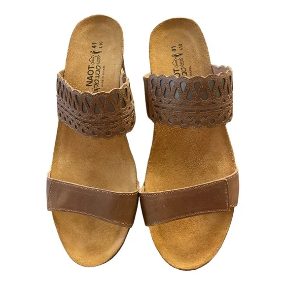 NIB! NAOT Rise ladies shoes Genesis -23030 S8R-Latte / Brown size 41 - Picture 3 of 10